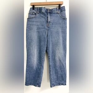 Torrid Bombshell Crop Skinny Jeans 26 Plus Medium Wash Stretch Spring Denim